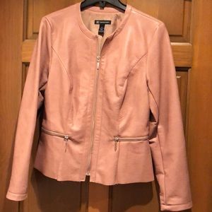 INC International Concepts Faux Leather Jacket